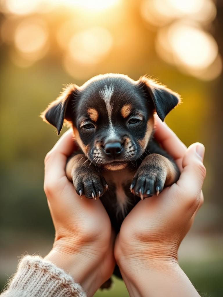 Puppy moment